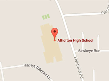 Map image: Atholton High School location