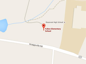 Map image: Fulton Elementary School location