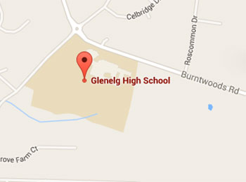Map image: Glenelg High School location