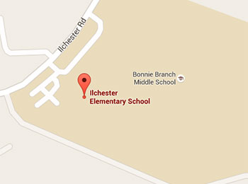Map image: Ilchester Elementary School location