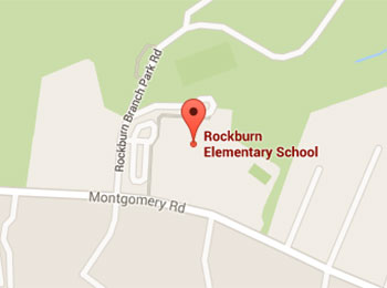 Map image: Rockburn Elementary School location