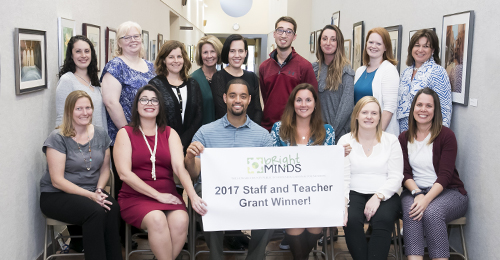 Fourteen Howard County public school teachers and staff recognized for receiving funding related to innovative instructional projects.